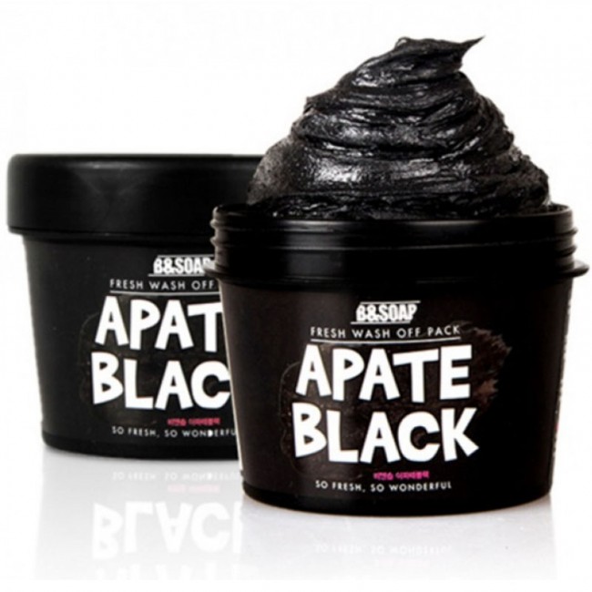 B SOAP Apate Black Очищающая маска для лица, 130 г