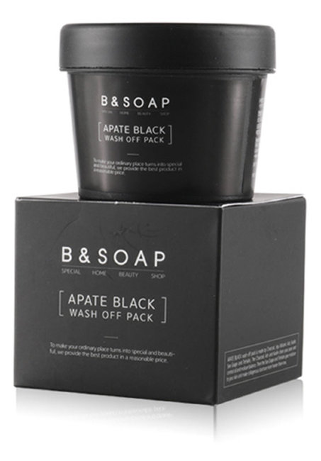 B SOAP Apate Black Очищающая маска для лица, 130 г