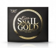 Anskin Маска для лица гидрогелевая улиточная с золотом (набор) Natural Snail Gold Hydro Essense Gel Mask, 5*80 г