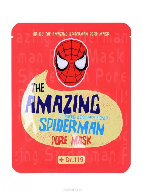 Baviphat Dr.119 The Amazing Spiderman pore Mask Маска для ухода за порами лица, 25 мл