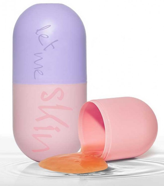 Let Me Skin Modeling Mask Pink Маска-желе моделирующая альгинатная для сияния кожи, 2*50 г, 2*5 г