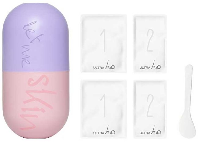 Let Me Skin Modeling Mask Pink Маска-желе моделирующая альгинатная для сияния кожи, 2*50 г, 2*5 г