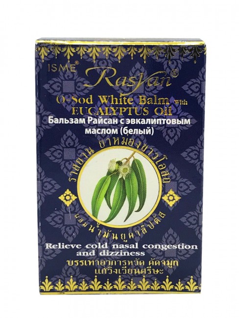 Rasyan Бальзам с эвкалиптовым маслом Rasyan O-SOD Balm With Eucalyptus Oil, 50 г