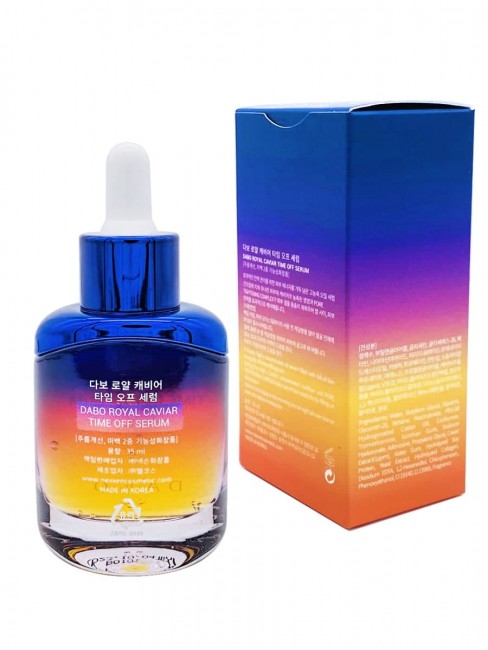 DABO Сыворотка для лица с лифтинг-эффектом с королевской икрой Royal Caviar Time Off Serum, 35 мл DABO Сыворотка для лица с лифтинг-эффектом с королевской икрой Royal Caviar Time Off Serum, 35 мл