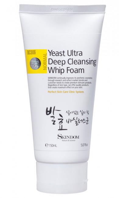 Skindom Пенка для очищения дрожжевая Yeast Ultra Deep Cleansing Whip Foam, 150 мл Skindom Пенка для очищения дрожжевая Yeast Ultra Deep Cleansing Whip Foam, 150 мл