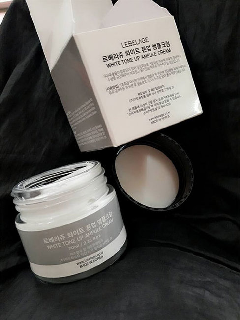 Lebelage White Tone Up Ampule Cream Ампульный крем, выравнивающий тон лица, 70 мл