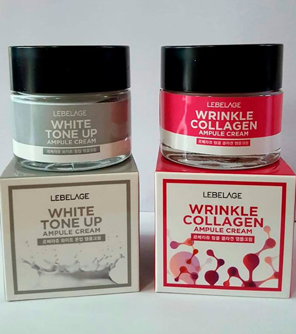 Lebelage White Tone Up Ampule Cream Ампульный крем, выравнивающий тон лица, 70 мл
