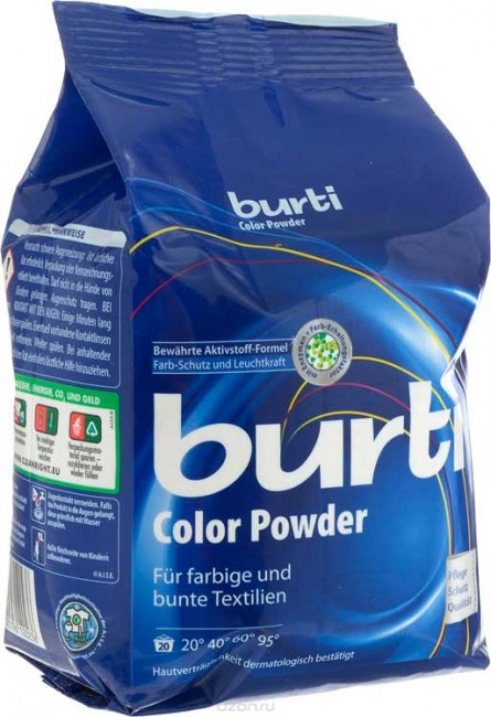 Burti Color Стиральный порошок для цветного белья, 1,5 кг Burti Color Стиральный порошок для цветного белья, 1,5 кг