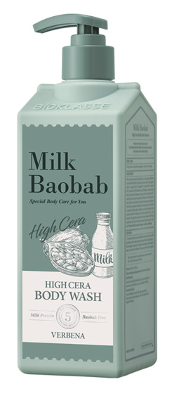 Milk Baobab Гель для душа High Cera Body Wash Verbena, 500 мл Milk Baobab Гель для душа High Cera Body Wash Verbena, 500 мл