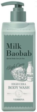 Milk Baobab Гель для душа High Cera Body Wash Verbena, 500 мл Milk Baobab Гель для душа High Cera Body Wash Verbena, 500 мл