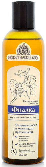 Kleona Натуральный шампунь для волос смешанного типа "Фиалка", 250 мл