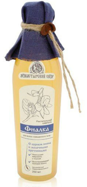 Kleona Натуральный шампунь для волос смешанного типа "Фиалка", 250 мл