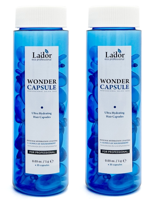 La'dor Масло для волос ультарувлажняющее в капсулах Wonder Capsule Ultra Hydrating Hair Capsules, 2 уп x 35 шт La'dor Масло для волос ультарувлажняющее в капсулах Wonder Capsule Ultra Hydrating Hair Capsules, 2 уп x 35 шт