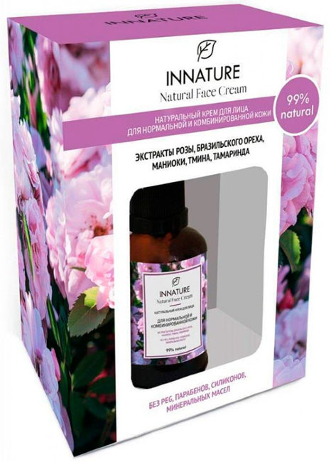 Innature Натуральный крем для лица для нормальной и комбинированной кожи, 50 мл Innature Натуральный крем для лица для нормальной и комбинированной кожи, 50 мл