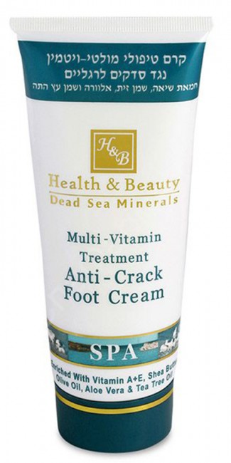 Health and Beauty Крем для ног Мультивитаминный для потрескавшейся кожи, 180 мл Health and Beauty Крем для ног Мультивитаминный для потрескавшейся кожи, 180 мл