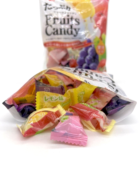 RIBON Карамель леденцовая Ассорти из 5 фруктовых вкусов 5 Kinds Fruits Candy, 2 уп*120 г