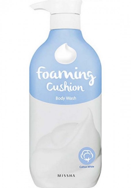MISSHA Foaming Cushion Body Wash Cotton White Гель для душа, 500 мл