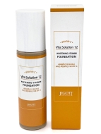 Jigott Тональный крем Vita Solution 12 Whitening Vitamin Foundation No. 13, 100 мл