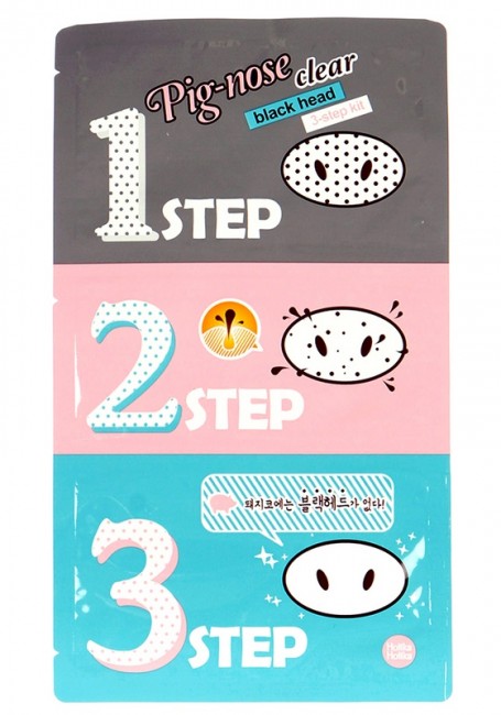 Holika Holika Pig-Nose Clear Black Head Kit 3-х ступенчатый набор средств для очистки пор, 7 г