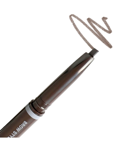 Mizon Автокарандаш для бровей стойкий треугольный с щёточкой серый Brow Styling Pencil Gray, 0,35 г Mizon Автокарандаш для бровей стойкий треугольный с щёточкой серый Brow Styling Pencil Gray, 0,35 г
