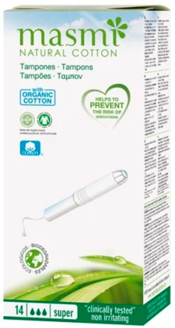 Masmi Тампоны Super с аппликатором, 14 шт