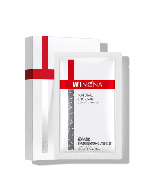 Winona Маска для лица с гиалуроновой кислотой Hyaluronic Acid Moisturize & Repair Mask, 6 шт x 25 мл Winona Маска для лица с гиалуроновой кислотой Hyaluronic Acid Moisturize & Repair Mask, 6 шт x 25 мл