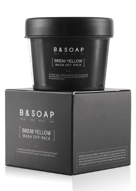 B SOAP Breni Yellow Питательная маска для лица, 130 г B SOAP Breni Yellow Питательная маска для лица, 130 г