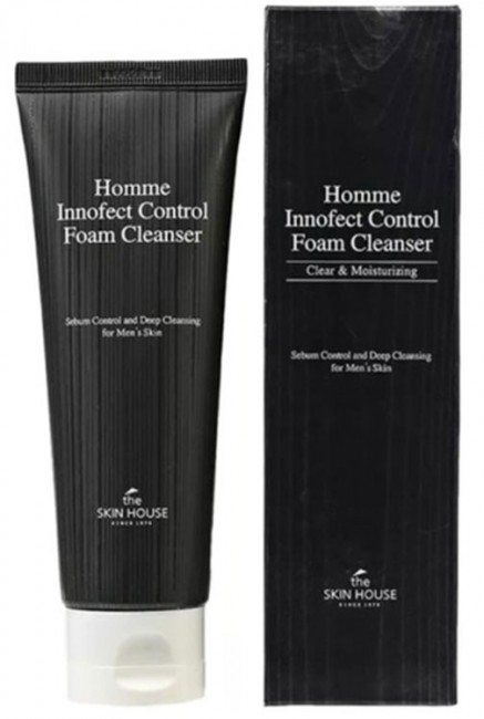 The Skin House Homme Innofect Control Foam Cleanser Очищающая пенка для мужчин, 120 мл The Skin House Homme Innofect Control Foam Cleanser Очищающая пенка для мужчин, 120 мл