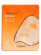 The Saem Маска биоцеллюлозная с маслом кокоса Micro Skin Fit Oil Mask, 27 г The Saem Маска биоцеллюлозная с маслом кокоса Micro Skin Fit Oil Mask, 27 г