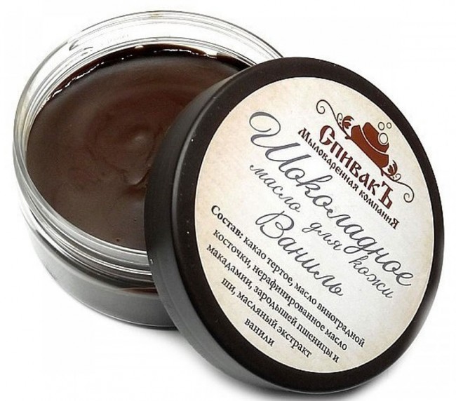 СпивакЪ Шоколадное масло для кожи Ваниль, 100 г СпивакЪ Шоколадное масло для кожи Ваниль, 100 г