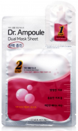 ETUDE HOUSE Dr.Ampoule Dual Mask Sheet  Lifting Care Подтягивающая двухфазная маска для лица, 24 мл
