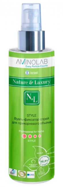 Nature and Luxury Style Вуаль-фиксатор спрей для прикорневого объема волос, 250 мл