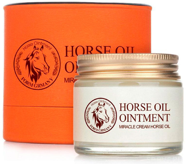 Bioaqua Horse Oil Ointment Miracle Cream Крем против морщин для лица, 70 г