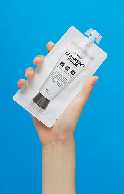 DerMeiren Cleansing Foam Пенка для глубокого очищения кожи с экстрактом водорослей, 30 г