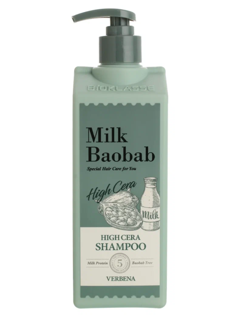 Milk Baobab Шампунь High Cera Shampoo Verbena, 500 мл Milk Baobab Шампунь High Cera Shampoo Verbena, 500 мл