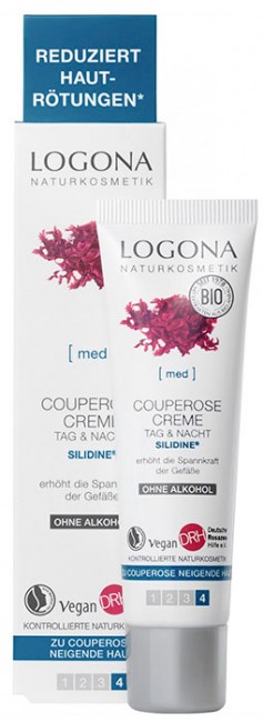 Logona Антикуперозный крем для лица c комплексом Silidine, 30 мл Logona Антикуперозный крем для лица c комплексом Silidine, 30 мл