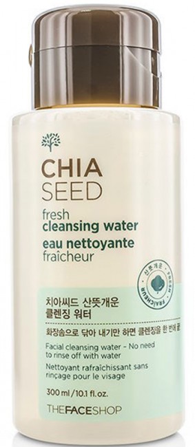 THE FACE SHOP Chia Seed Fresh Cleansing Water Очищающая вода с экстрактом семян чиа, 300 мл