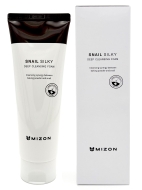 Mizon Пенка для умывания глубокоощающая с муцином улитки Snail Silky Deep Cleansing Foam, 150 мл