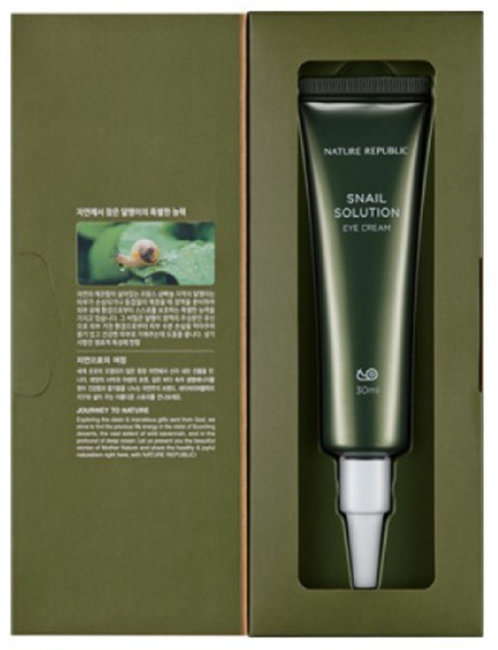 NATURE REPUBLIC Snail Solution Eye Cream Крем для век c муцином улитки, 30 мл
