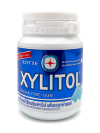 Lotte Жевательная резинка без сахара с ксилитолом освежающая мята Xylitol Gum Fresh Mint Flavor, 52 г