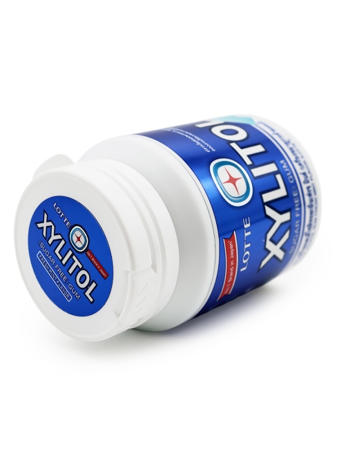 LOTTE Жевательная резинка без сахара с ксилитолом освежающая мята Xylitol Gum Fresh Mint Flavor, 52 г