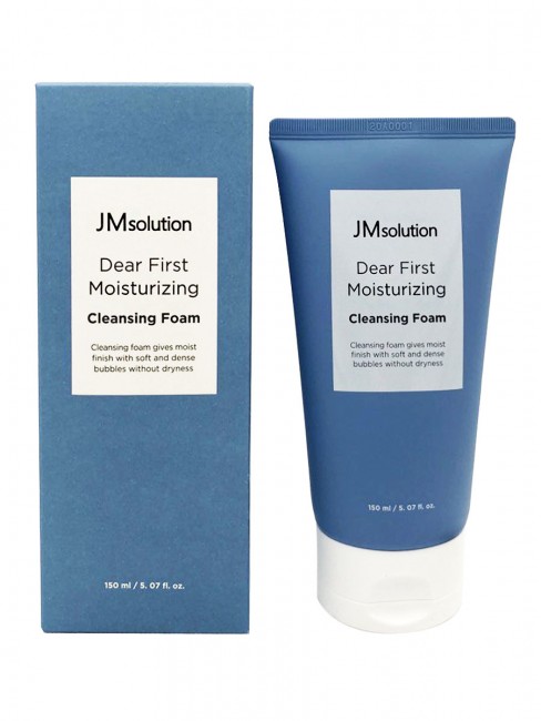 JMsolution Увлажняющая пенка для умывания Dear First Moisturzing Cleansing Foam, 150мл