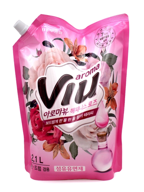 Mukunghwa Кондиционер для белья парфюмированный антибактериальный Букет роз Aroma Viu La Vie En Rose, 2100 мл Mukunghwa Кондиционер для белья парфюмированный антибактериальный Букет роз Aroma Viu La Vie En Rose, 2100 мл