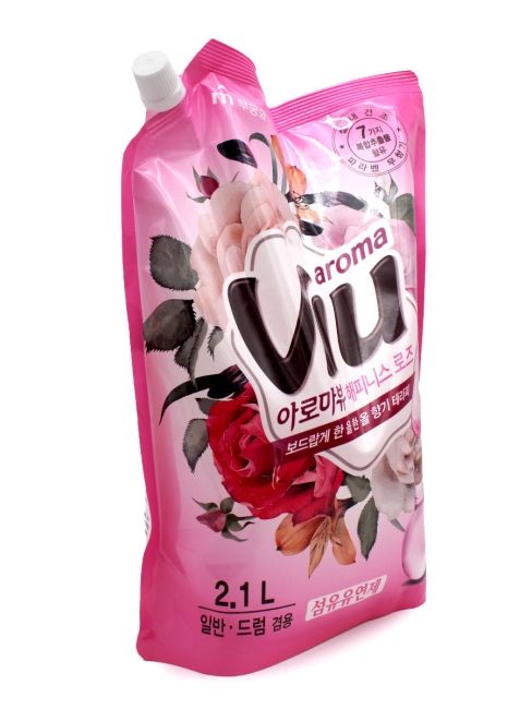 Mukunghwa Кондиционер для белья парфюмированный антибактериальный Букет роз Aroma Viu La Vie En Rose, 2100 мл Mukunghwa Кондиционер для белья парфюмированный антибактериальный Букет роз Aroma Viu La Vie En Rose, 2100 мл