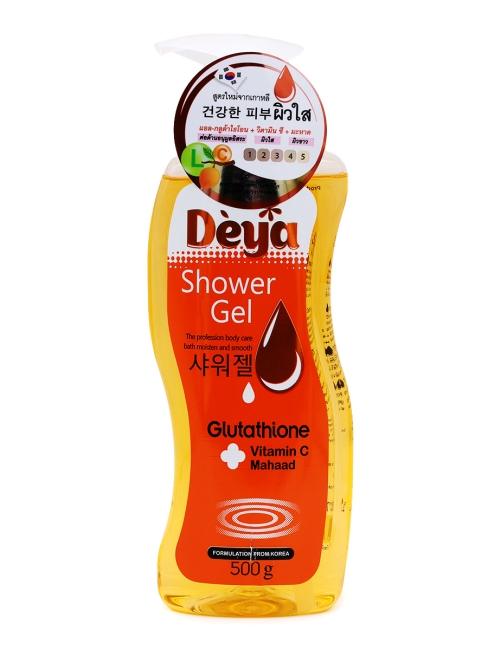 Deya Гель для душа с глутатионом, витамином C и хлебным деревом Shower Gel Glutation Vitamin C Mahaad, 500 г Deya Гель для душа с глутатионом, витамином C и хлебным деревом Shower Gel Glutation Vitamin C Mahaad, 500 г