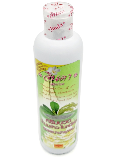 Jinda Травяной Кондиционер от выпадения волос с рисовым молоком и витамином В5 Herbal Conditioner Rice Milk, 250 мл Jinda Травяной Кондиционер от выпадения волос с рисовым молоком и витамином В5 Herbal Conditioner Rice Milk, 250 мл