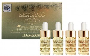 Bergamo Caviar High Potency Vitamin Ampoule Сыворотка ампульная с экстрактом икры для витаминизации кожи, 4 амп