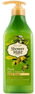 KeraSys Fresh Olive & Green Tea Shower Mate Body Wash Гель для душа Оливки и Зеленый чай, 550 мл KeraSys Fresh Olive & Green Tea Shower Mate Body Wash Гель для душа Оливки и Зеленый чай, 550 мл