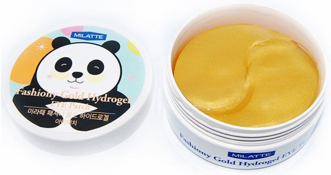 Milatte Патчи для кожи вокруг глаз гидрогелевые с золотом Fashiony Gold Hydrogel Eye Patch, 60 шт