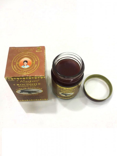 Rasyan Бальзам для массажа с крокодильим жиром Crocodile Massage Balm, 50 г